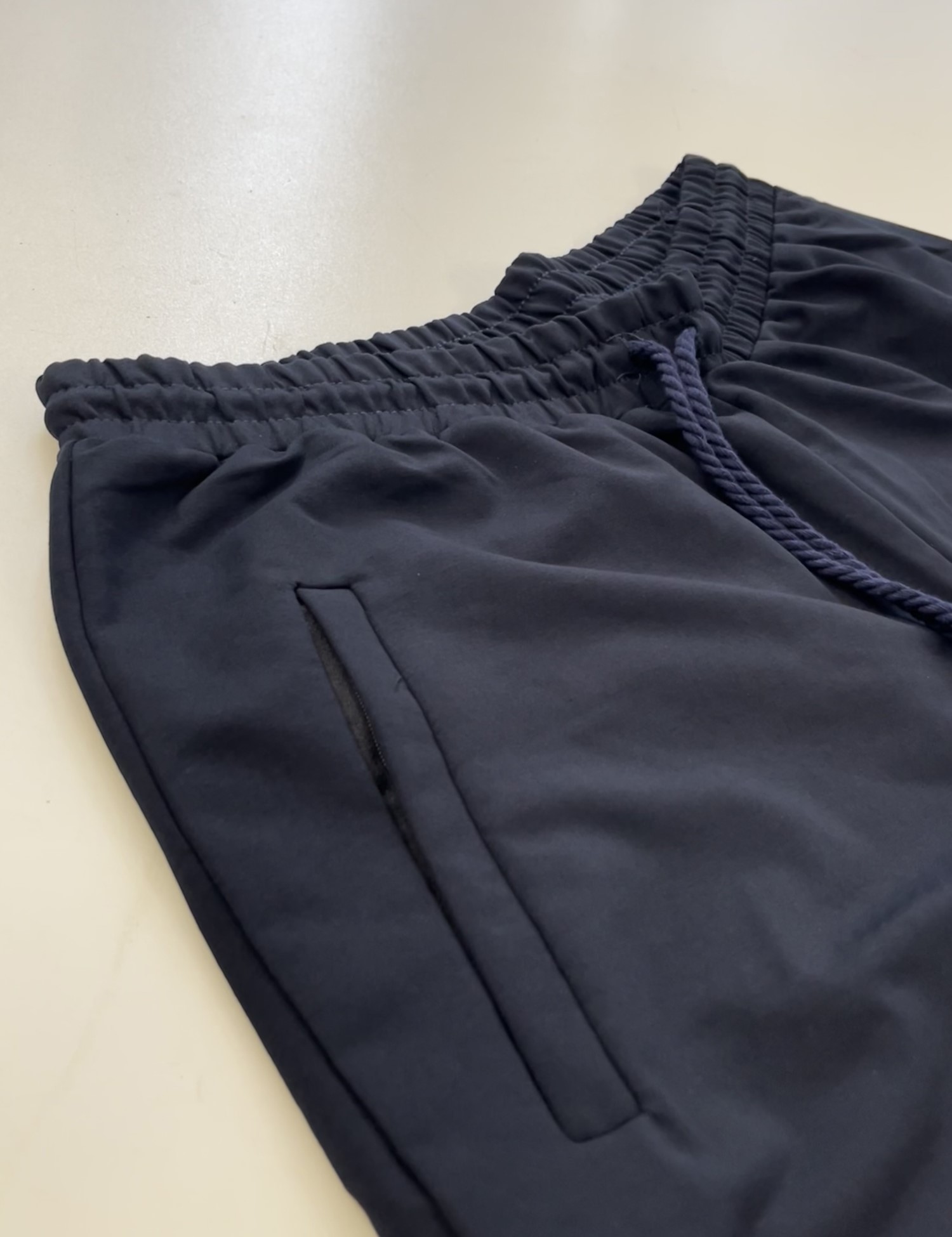 Ανδρική μπλε φόρμα με λάστιχο στο τελείωμα Plus Size EP2401B φωτογραφία